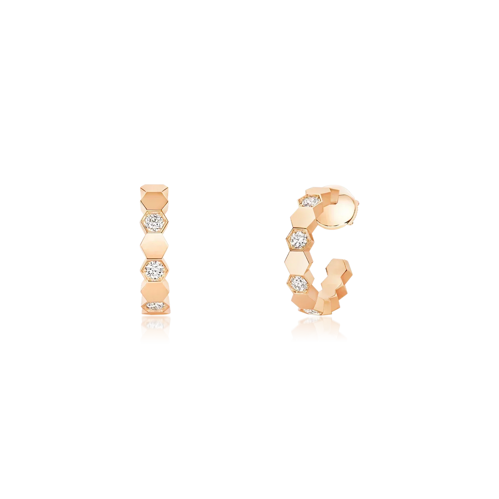 ??Loco?¡¥BEE LOVE Earrings GOLD DIAMOND