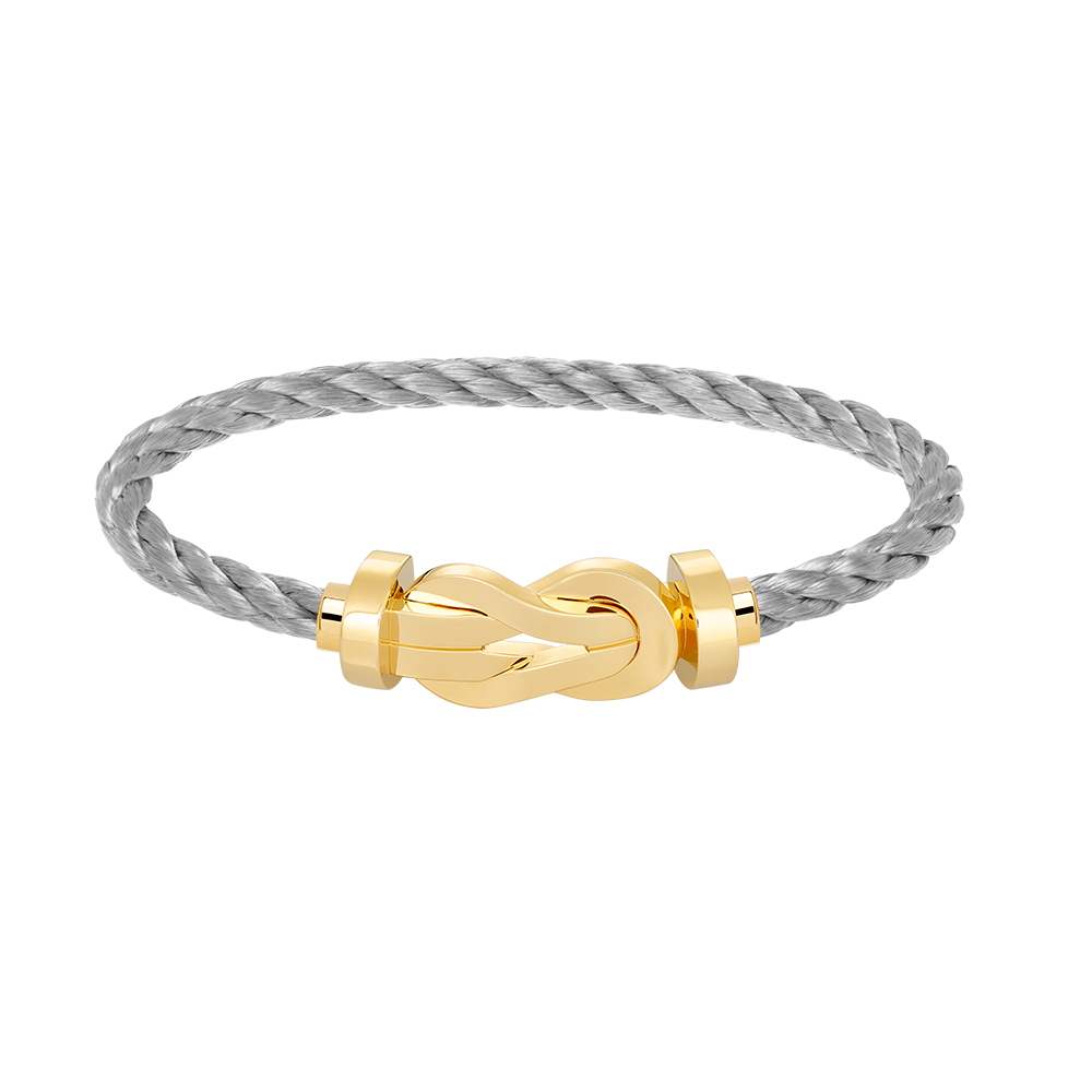 ??Loco?¡¥CHANCE LARGE 8 FIGURE BUCKLE NO DIAMOND BRACELET GOLD