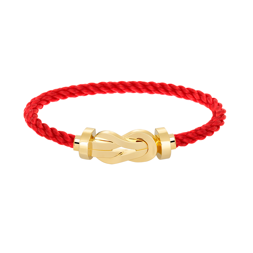 ??Loco?¡¥CHANCE LARGE 8 FIGURE BUCKLE NO DIAMOND BRACELET GOLD