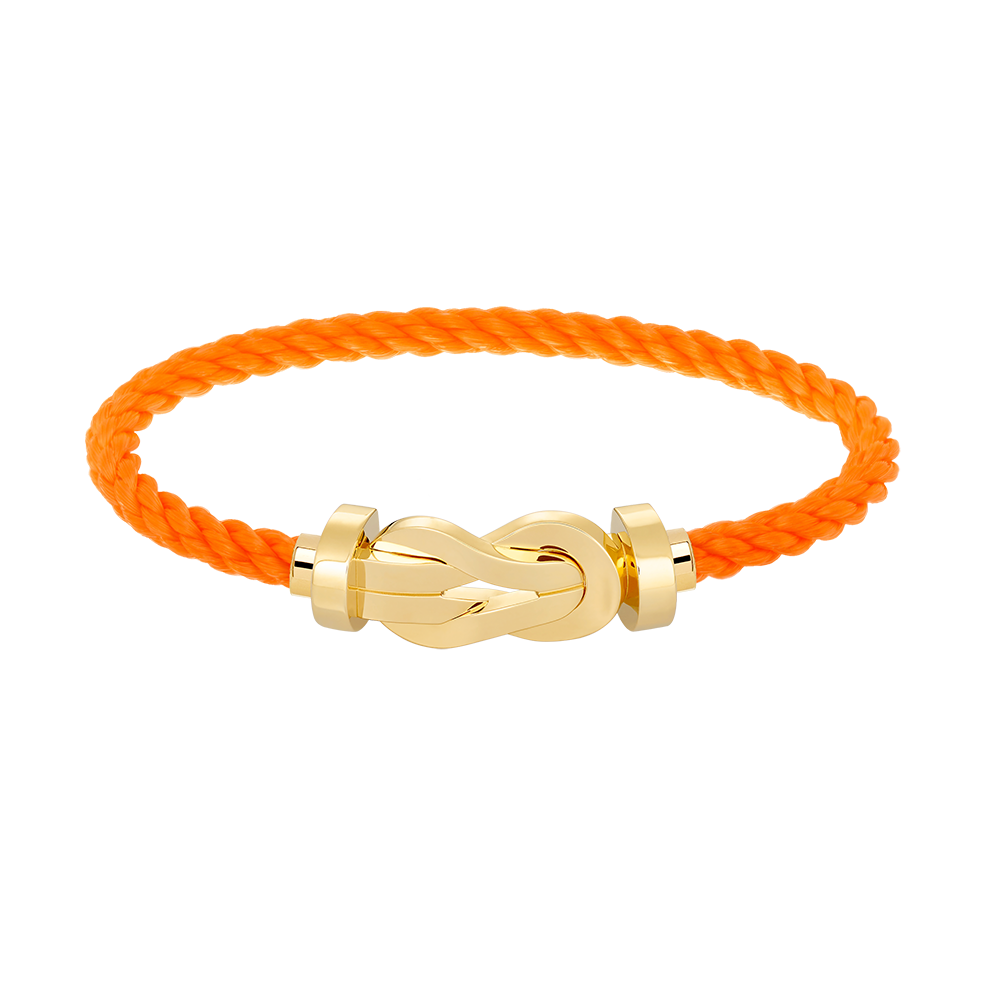??Loco?¡¥CHANCE LARGE 8 FIGURE BUCKLE NO DIAMOND BRACELET GOLD