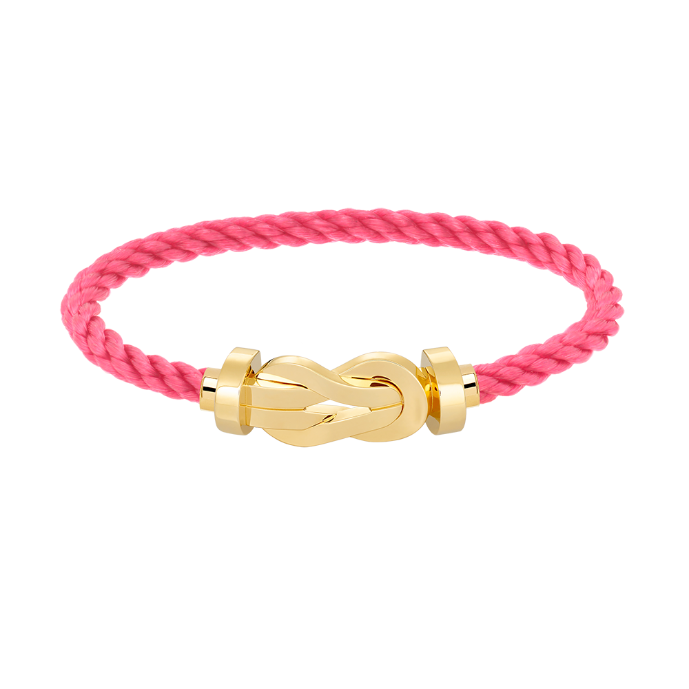 ??Loco?¡¥CHANCE LARGE 8 FIGURE BUCKLE NO DIAMOND BRACELET GOLD