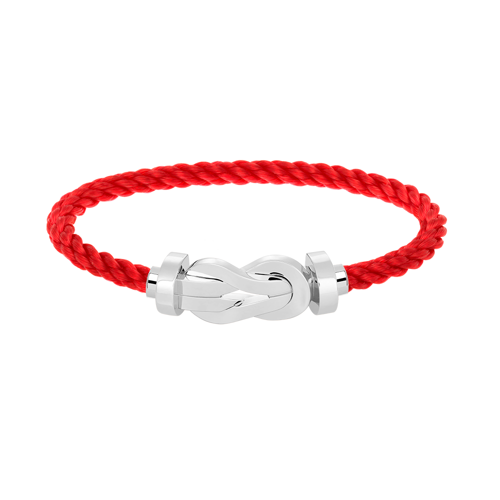 ??Loco?¡¥CHANCE LARGE 8 FIGURE BUCKLE NO DIAMOND BRACELET SILVER