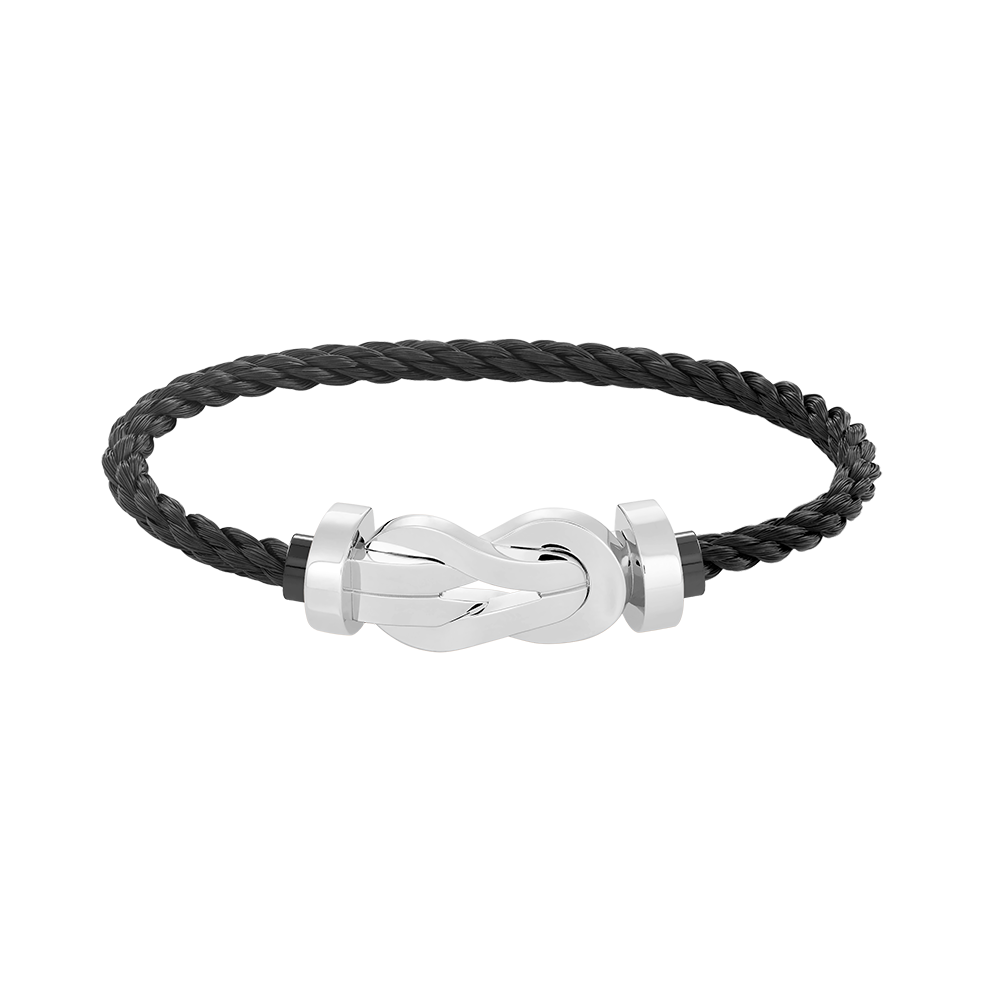 [moco jewelrys]CHANCE LARGE 8 FIGURE BUCKLE NO DIAMOND BRACELET SILVER