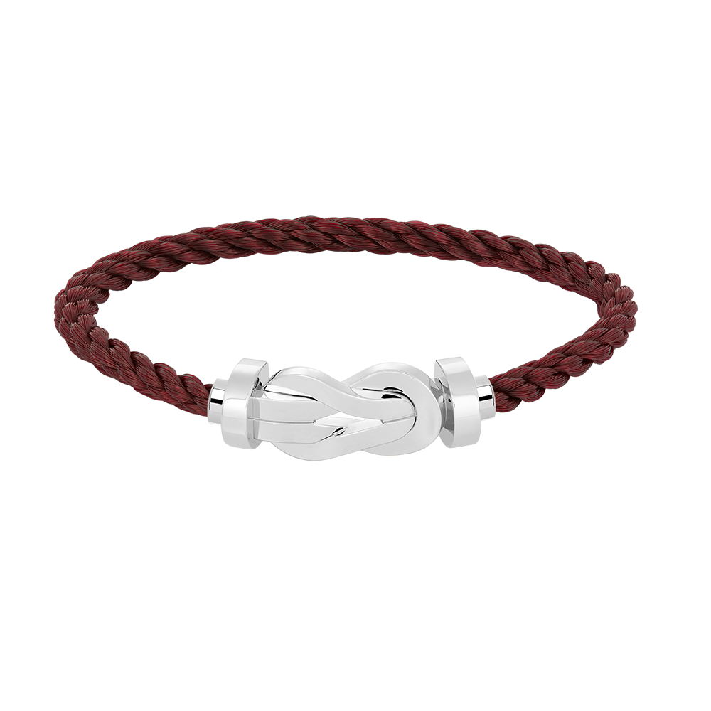 ??Loco?¡¥CHANCE LARGE 8 FIGURE BUCKLE NO DIAMOND BRACELET SILVER