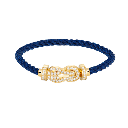 [moco jewelrys]CHANCE LARGE 8 FIGURE BUCKLE FULLDIAMOND BRACELET GOLD