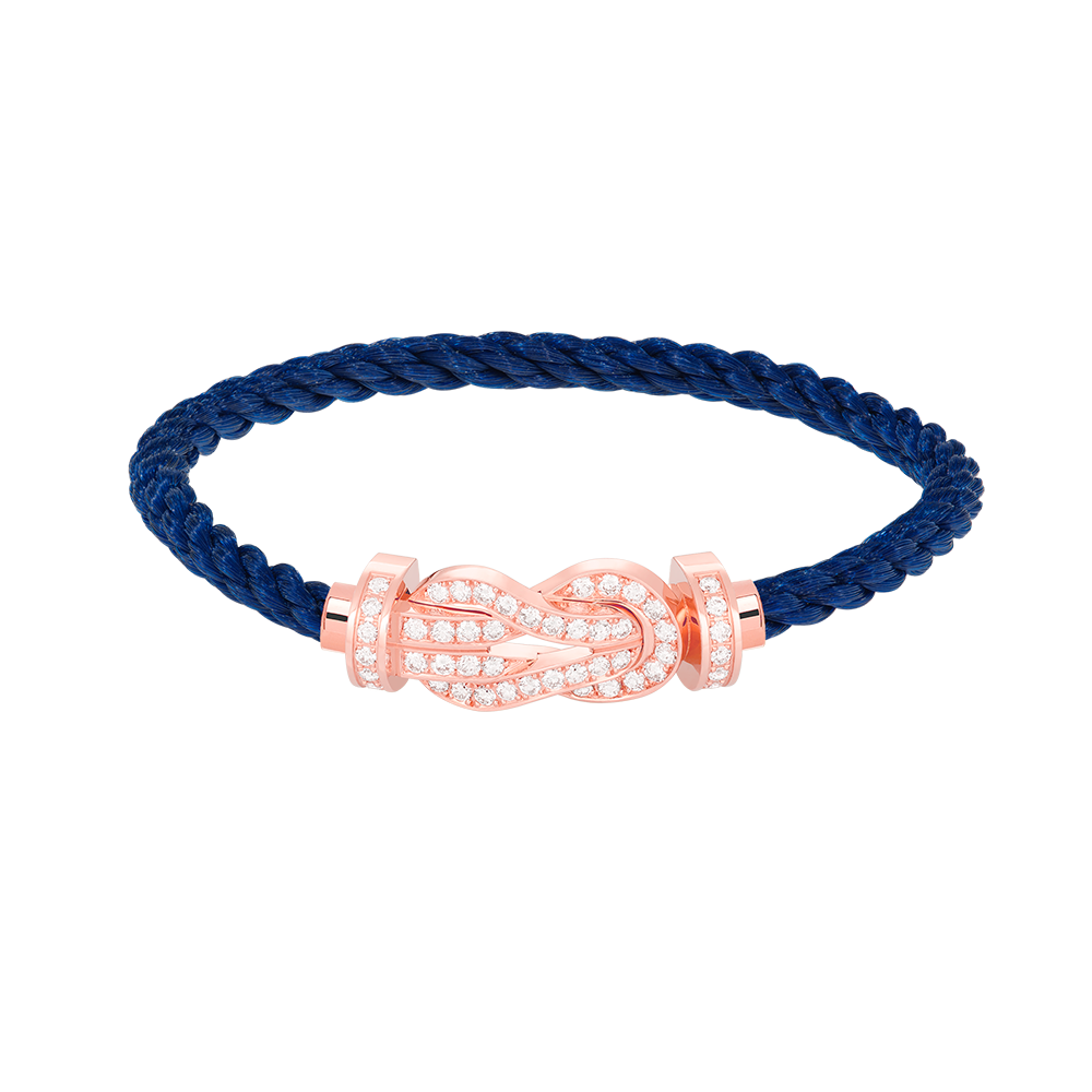 [moco jewelrys]CHANCE Große 8-stellige Schnalle Volldiamant-Armband Roségold