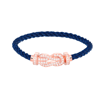 [moco jewelrys]CHANCE Große 8-stellige Schnalle Volldiamant-Armband Roségold