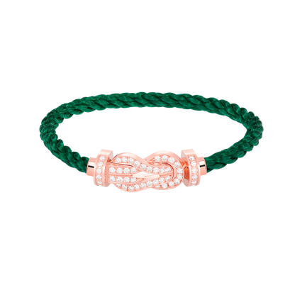 [moco jewelrys]CHANCE Große 8-stellige Schnalle Volldiamant-Armband Roségold