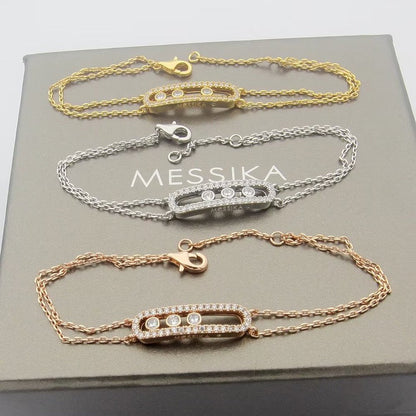 [moco jewelrys] Move Classique pavé bracelet