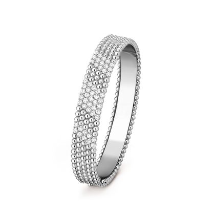 [moco jewelrys JURI]  FIVE-ROW DIAMOND BRACELET