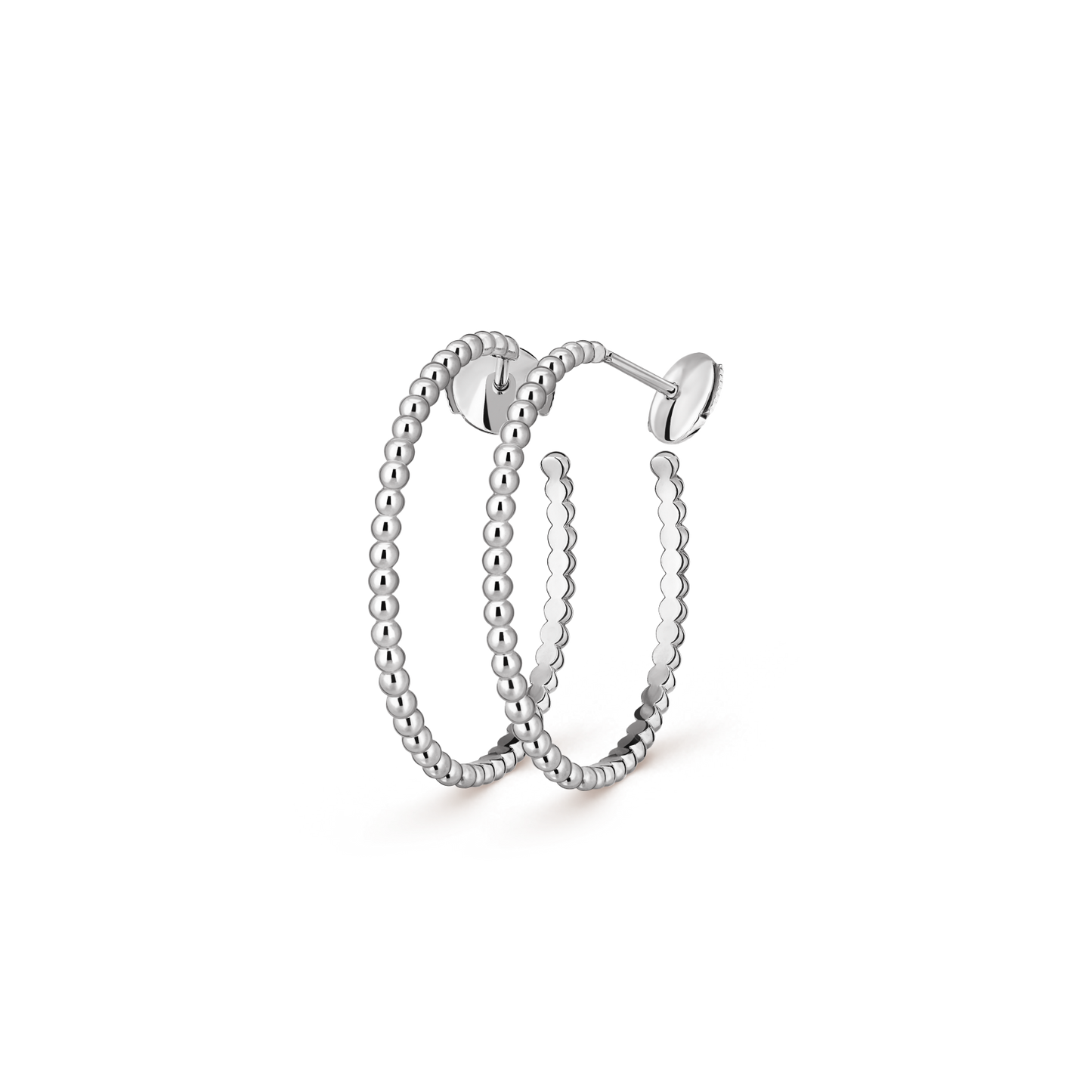 [moco jewelrys JURI] SMOOTH BEAD STUD EARRINGS