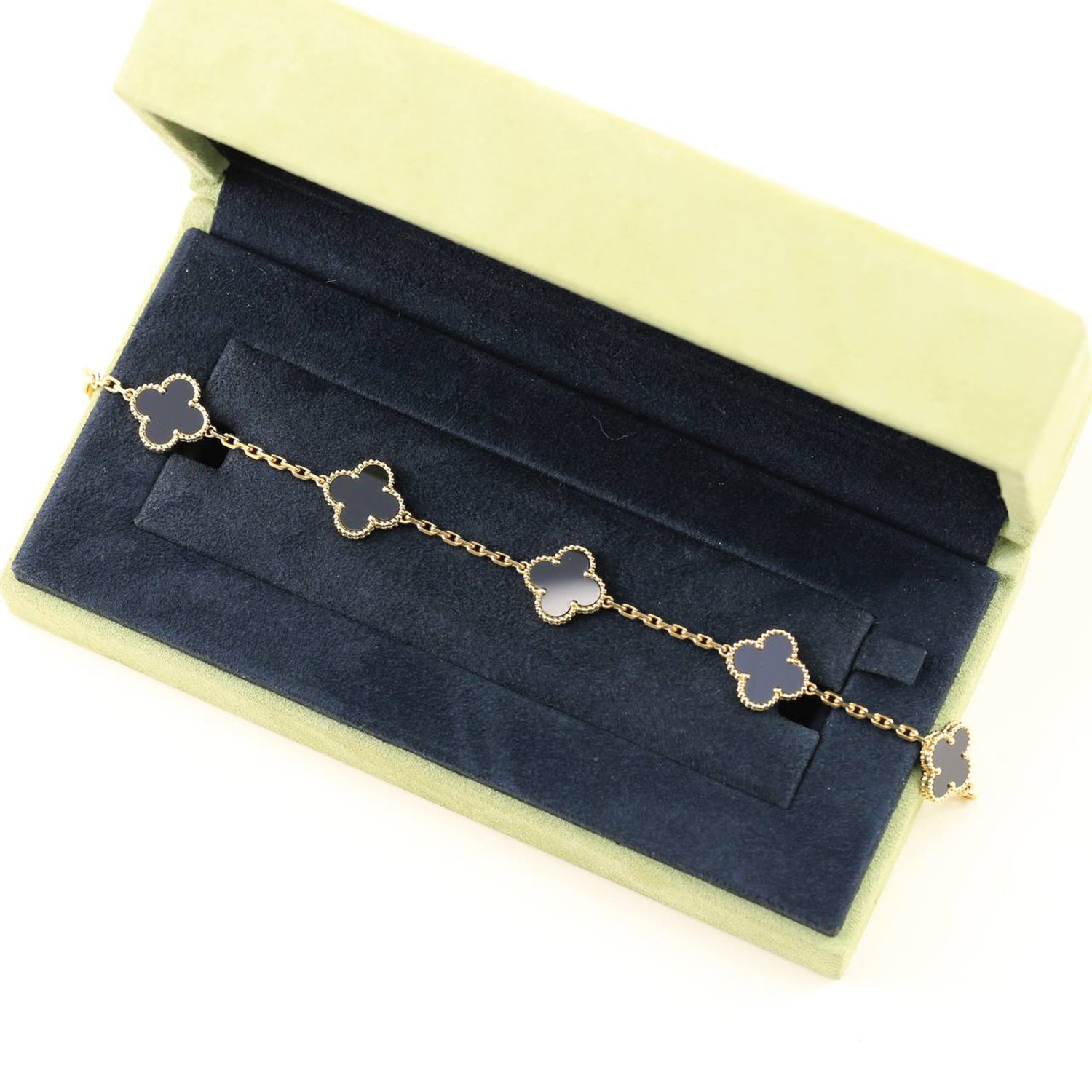 [Loco]New CLOVER 5 MOTIF ONYXS BRACELET COLLECTION