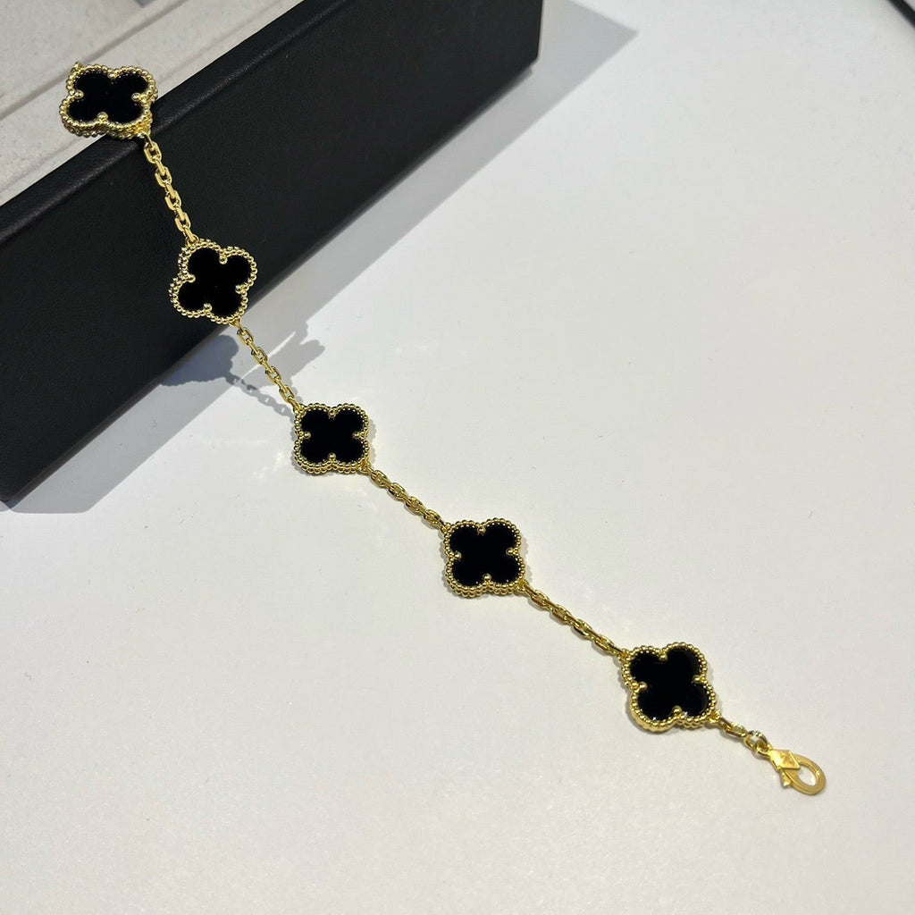 [Loco]New CLOVER 5 MOTIF ONYXS BRACELET COLLECTION