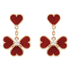 ??Loco?¡¥SWEET CLOVER CARNELIAN EARRINGS