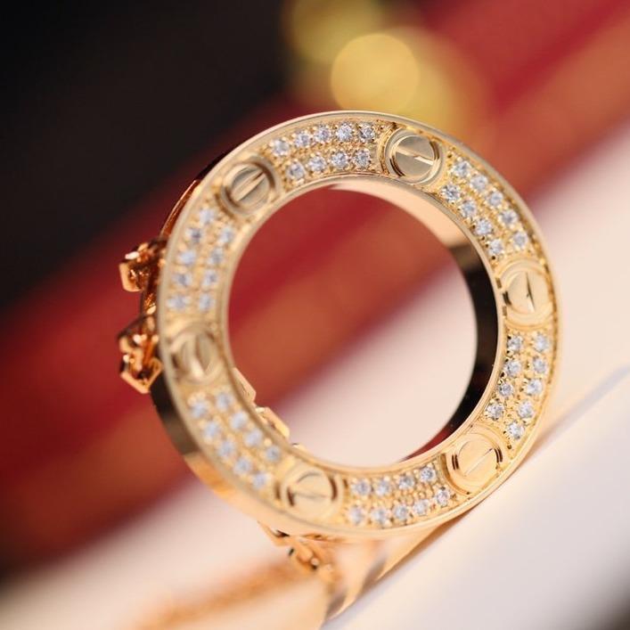 [moco jewellerys]ラブネックレス 調節可能 ローズゴールド