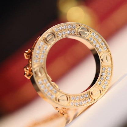[moco jewellerys]ラブネックレス 調節可能 ローズゴールド