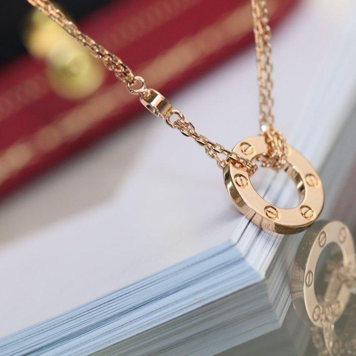 ??Loco?¡¥LOVE NECKLACE ADJUSTABLE ROSE GOLD 2 DIAMOND
