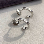 ??Loco?¡¥LOVE EARRINGS 2.65MM SILVER