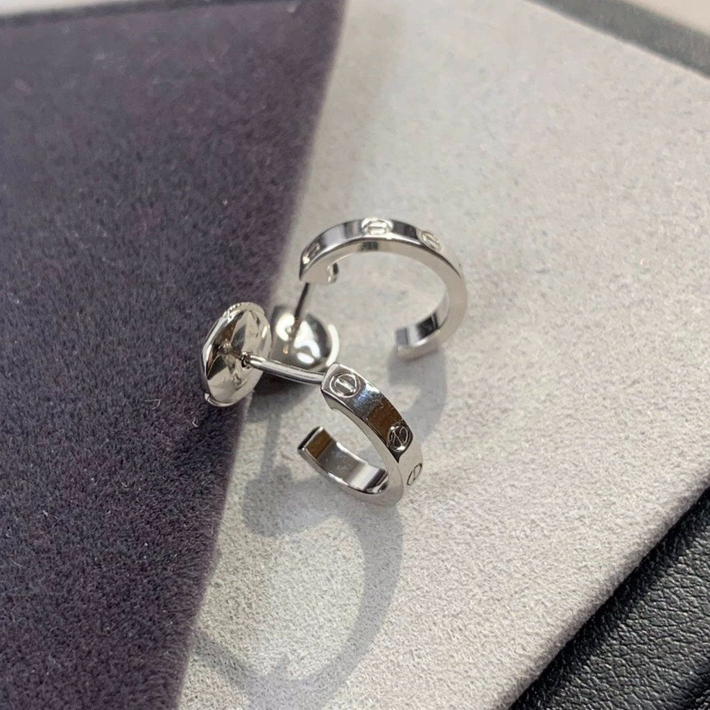 ??Loco?¡¥LOVE EARRINGS 2.65MM SILVER