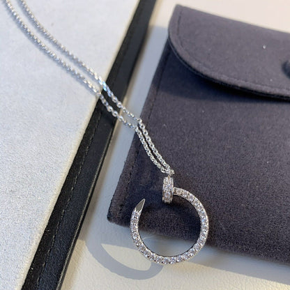 [moco jewelrys] JUSTE-HALSKETTE SILBER DIAMANTEN 