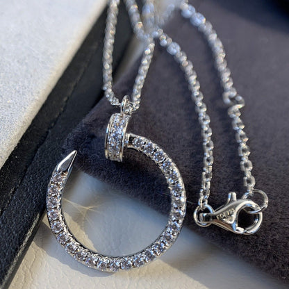 [moco jewelrys] JUSTE-HALSKETTE SILBER DIAMANTEN 
