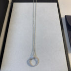 ??Loco?¡¥JUSTE NECKLACE SILVER DIAMONDS