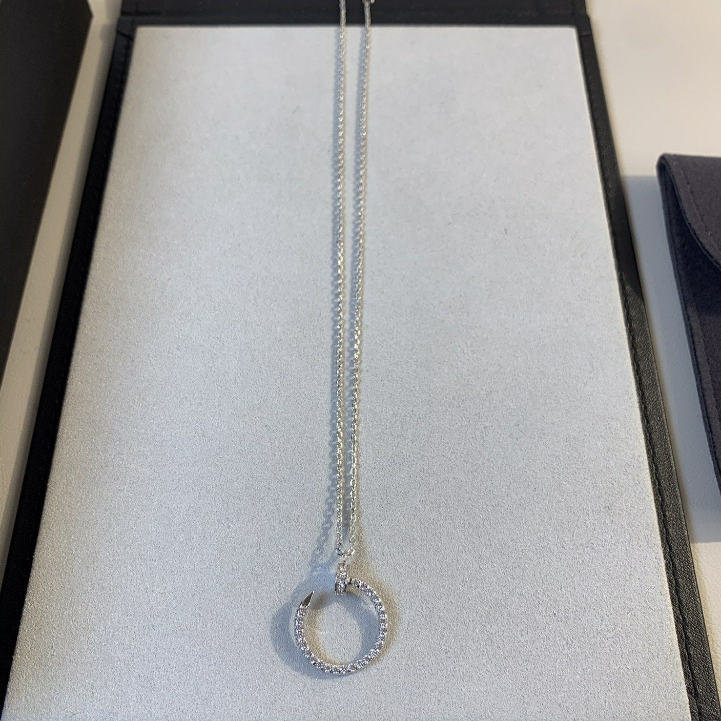 [moco jewelrys] JUSTE-HALSKETTE SILBER DIAMANTEN 