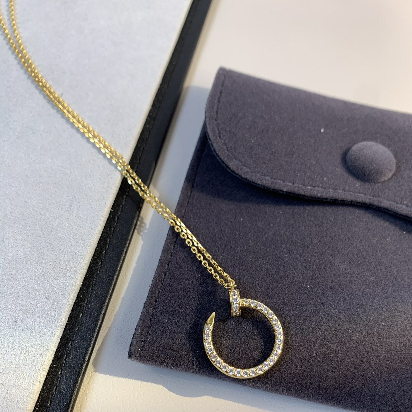 ??Loco?¡¥JUSTE NECKLACE GOLD DIAMONDS