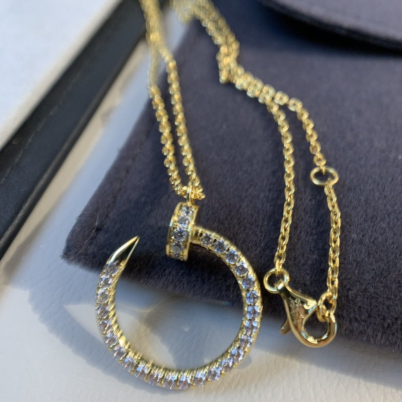 [moco jewellerys]JUSTE ネックレス ゴールド ダイヤモンド