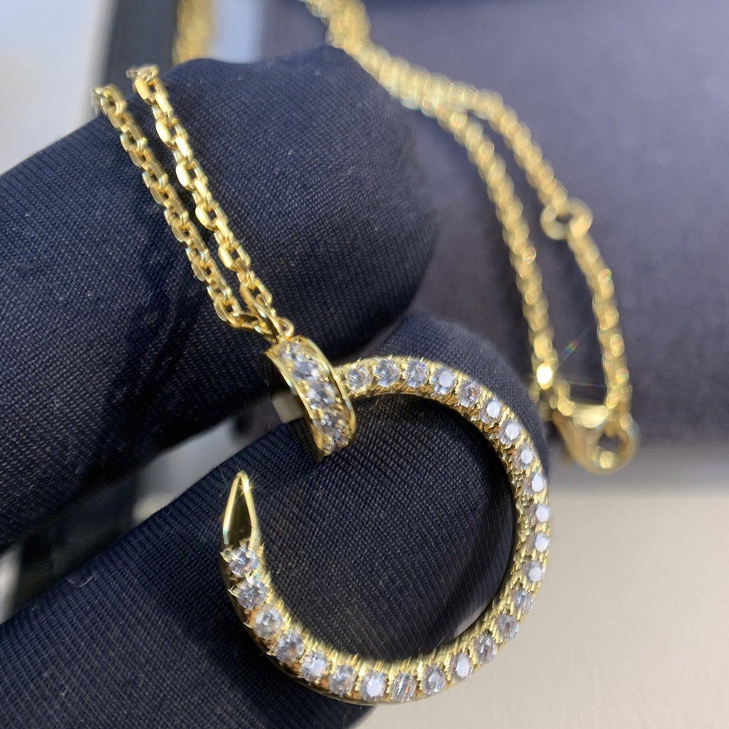 ??Loco?¡¥JUSTE NECKLACE GOLD DIAMONDS