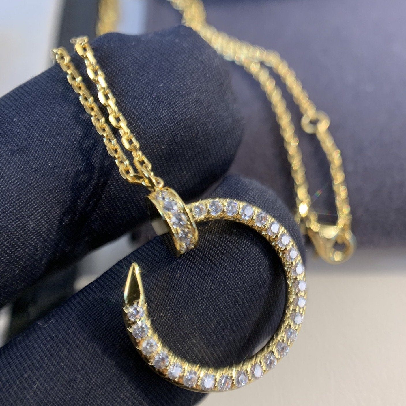 ??Loco?¡¥JUSTE NECKLACE GOLD DIAMONDS