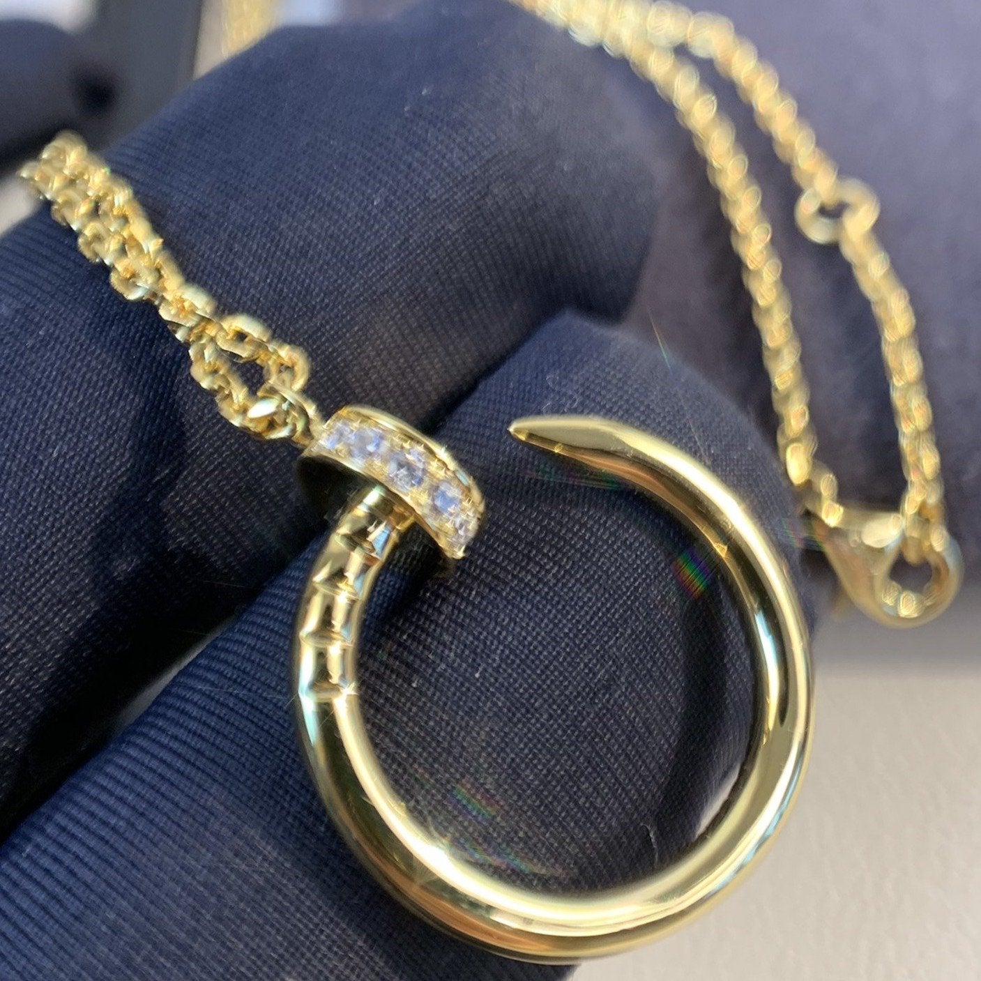[moco jewellerys]JUSTE ネックレス ゴールド ダイヤモンド