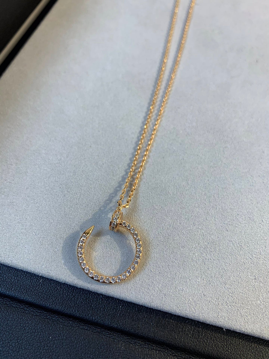 ??Loco?¡¥JUSTE NECKLACE PINK GOLD DIAMONDS
