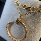 ??Loco?¡¥JUSTE NECKLACE PINK GOLD DIAMONDS