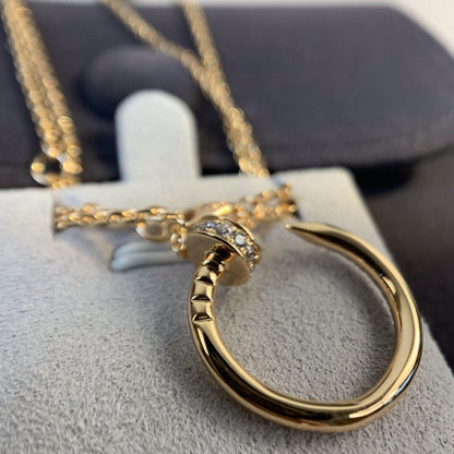 [moco jewellerys]JUSTE ネックレス ピンクゴールド ダイヤモンド