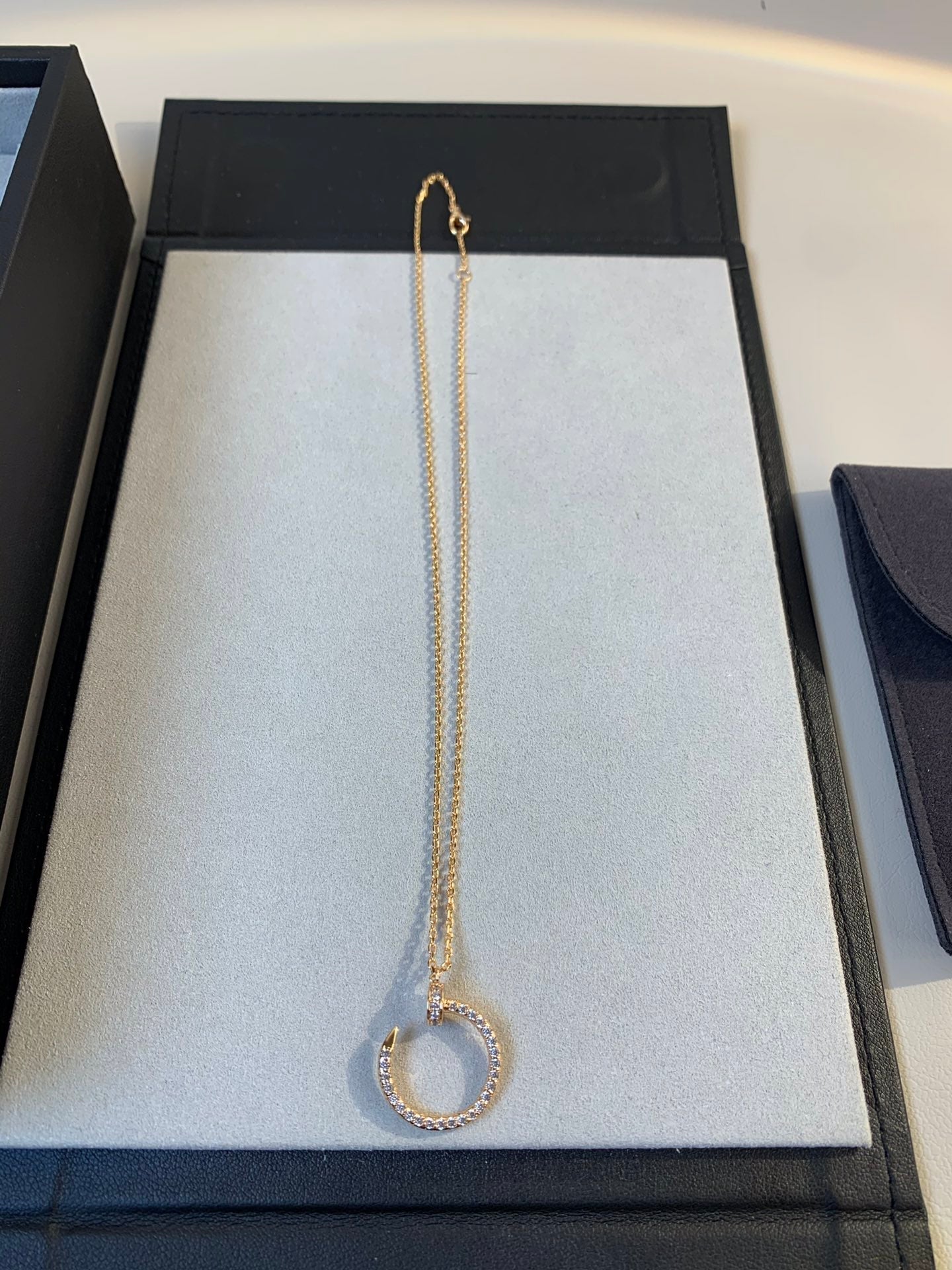 ??Loco?¡¥JUSTE NECKLACE PINK GOLD DIAMONDS