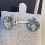 ??Loco?¡¥JUSTE EARRINGS SILVER DIAMONDS