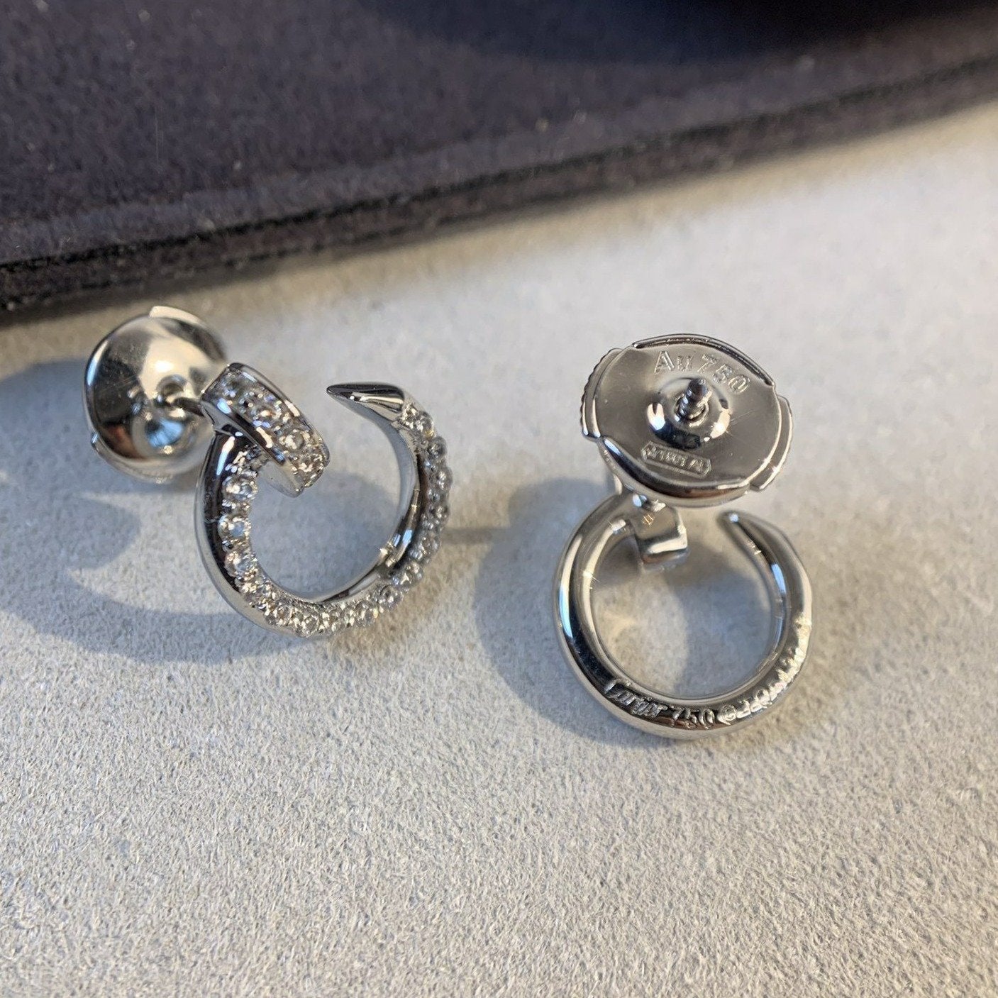 ??Loco?¡¥JUSTE EARRINGS SILVER DIAMONDS