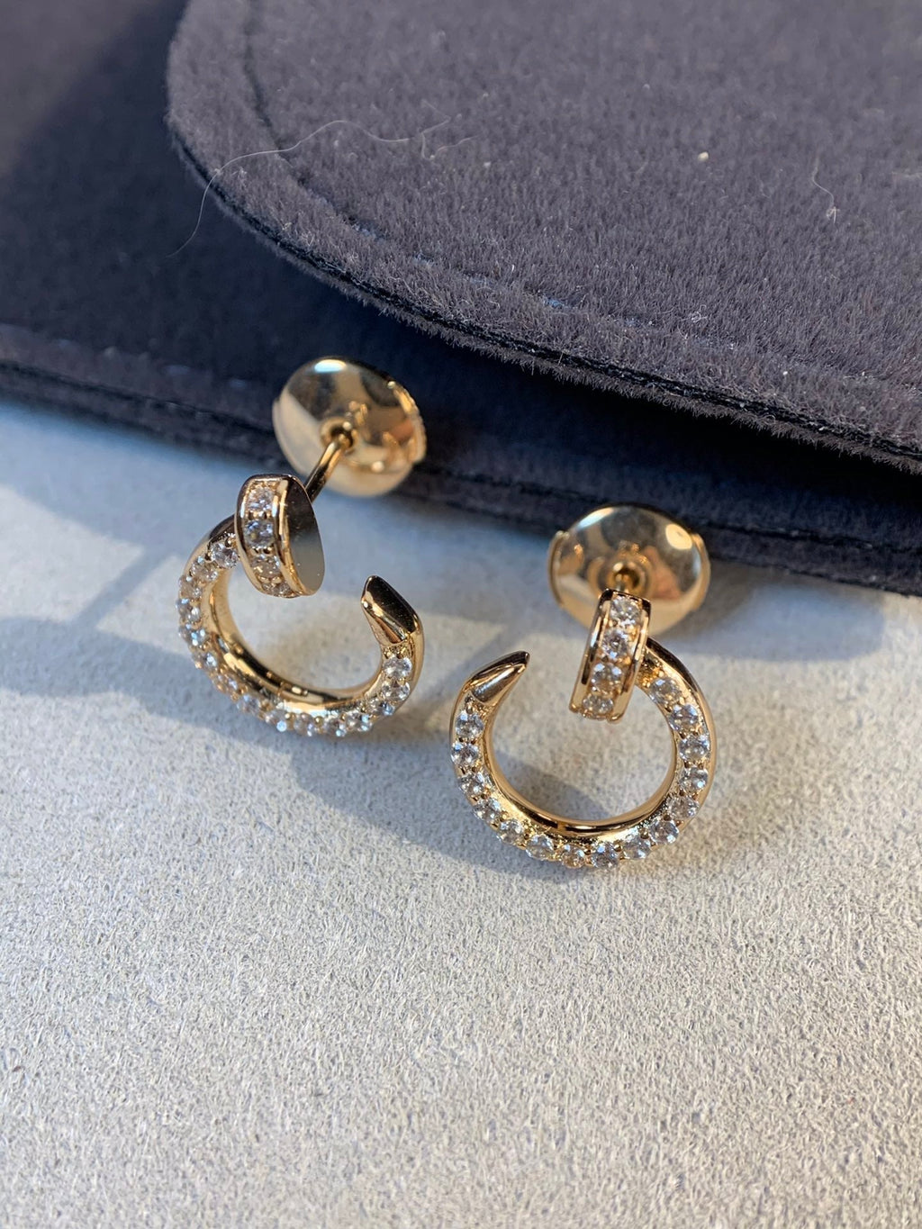 ??Loco?¡¥JUSTE EARRINGS GOLD DIAMONDS