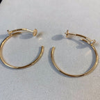 ??Loco?¡¥JUSTE EARRINGS GOLD DIAMONDS 1.8MM