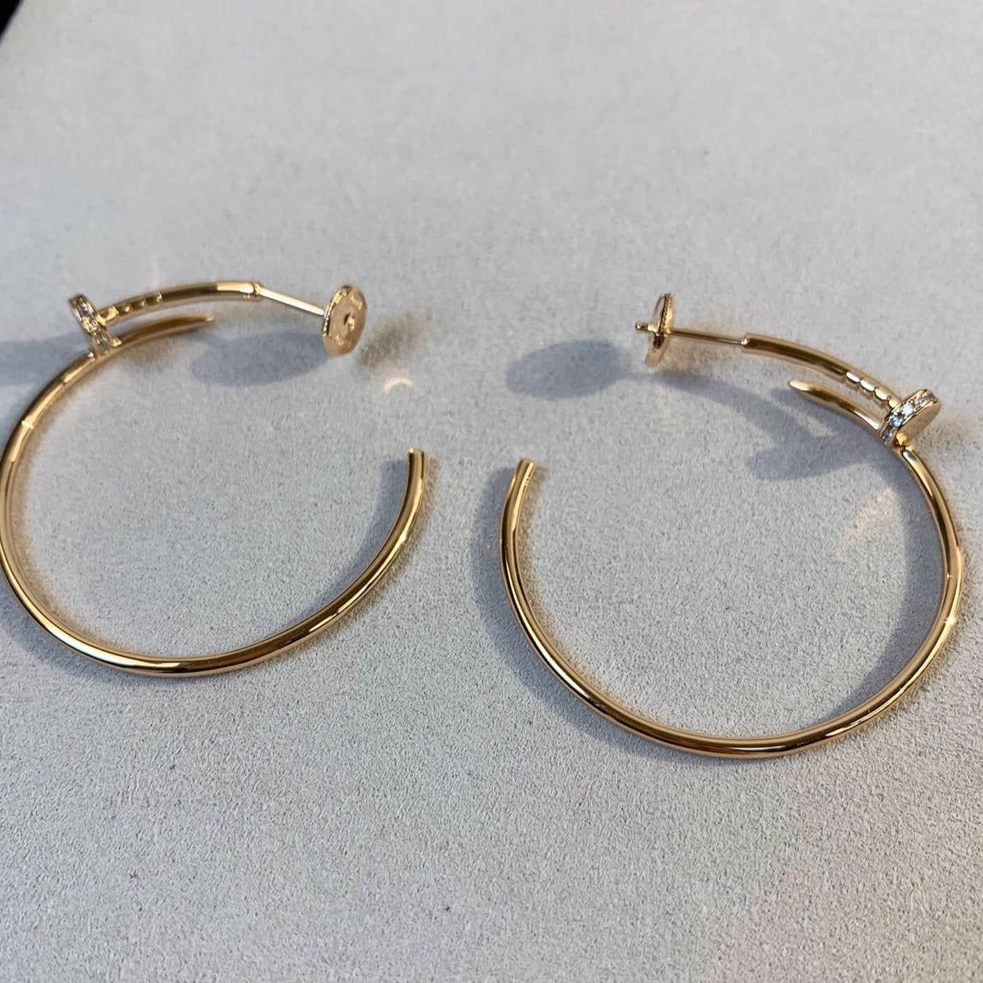 ??Loco?¡¥JUSTE EARRINGS GOLD DIAMONDS 1.8MM