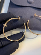 ??Loco?¡¥JUSTE EARRINGS GOLD DIAMONDS 1.8MM
