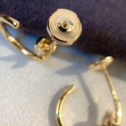 [moco jewelrys]JUSTE EARRINGS PINK GOLD