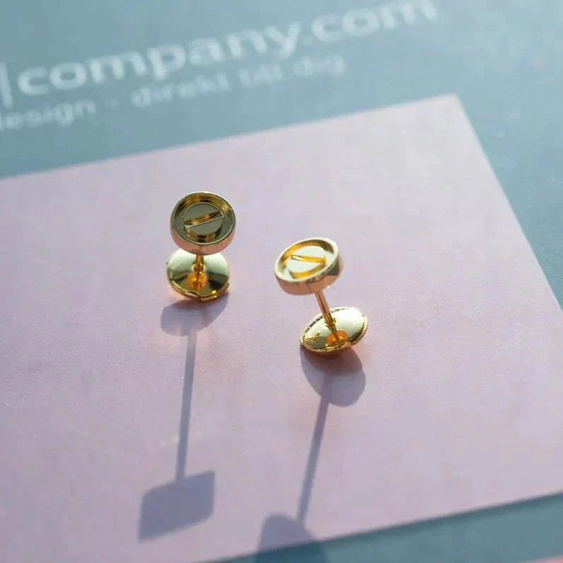 [moco jewelrys] LOVE OHRRINGE GOLD 10MM