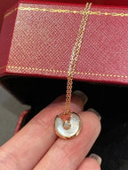 ??Loco?¡¥AMULETTE ROSE GOLD MOP NECKLACE