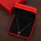 ??Loco?¡¥AMULETTE GOLD MALACHITE NECKLACE