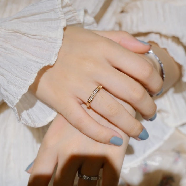 [moco jewelrys]LOVE RING 2.65MM DIAMOND