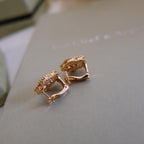 ??Loco?¡¥LUCKY PINK GOLD WHITE MOP EARRINGS