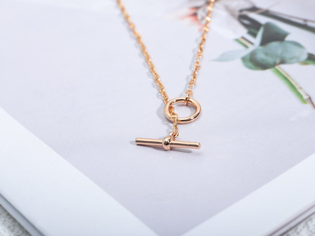 ??Loco?¡¥ECHAPPEE NECKLACE PINK GOLD
