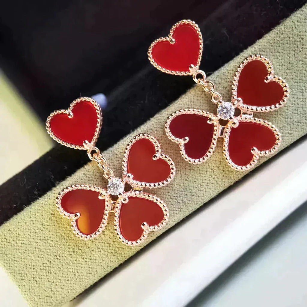 ??Loco?¡¥SWEET CLOVER CARNELIAN EARRINGS